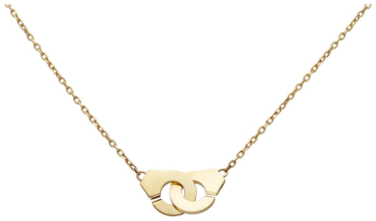 18 kt. Geelgouden Menottes dinh van R8 collier.