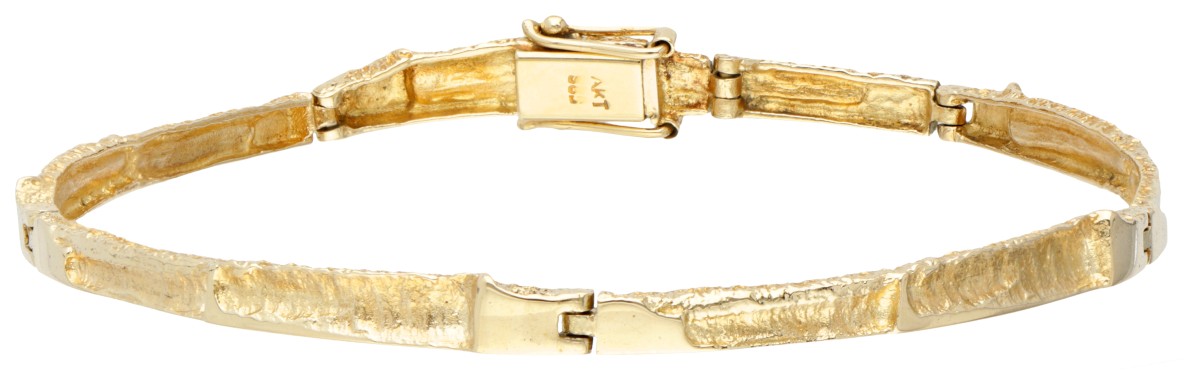 14 kt. Geelgouden armband door Finse designer Alpo Tammi Koru.