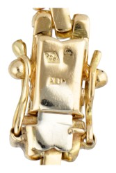 18 kt. Geelgouden rolex-schakelarmband.