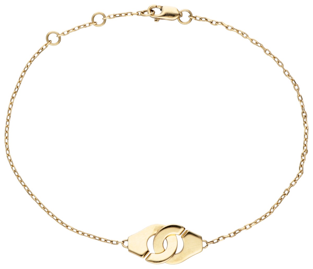 18 kt. Geelgouden Menottes dinh van R8 armband.
