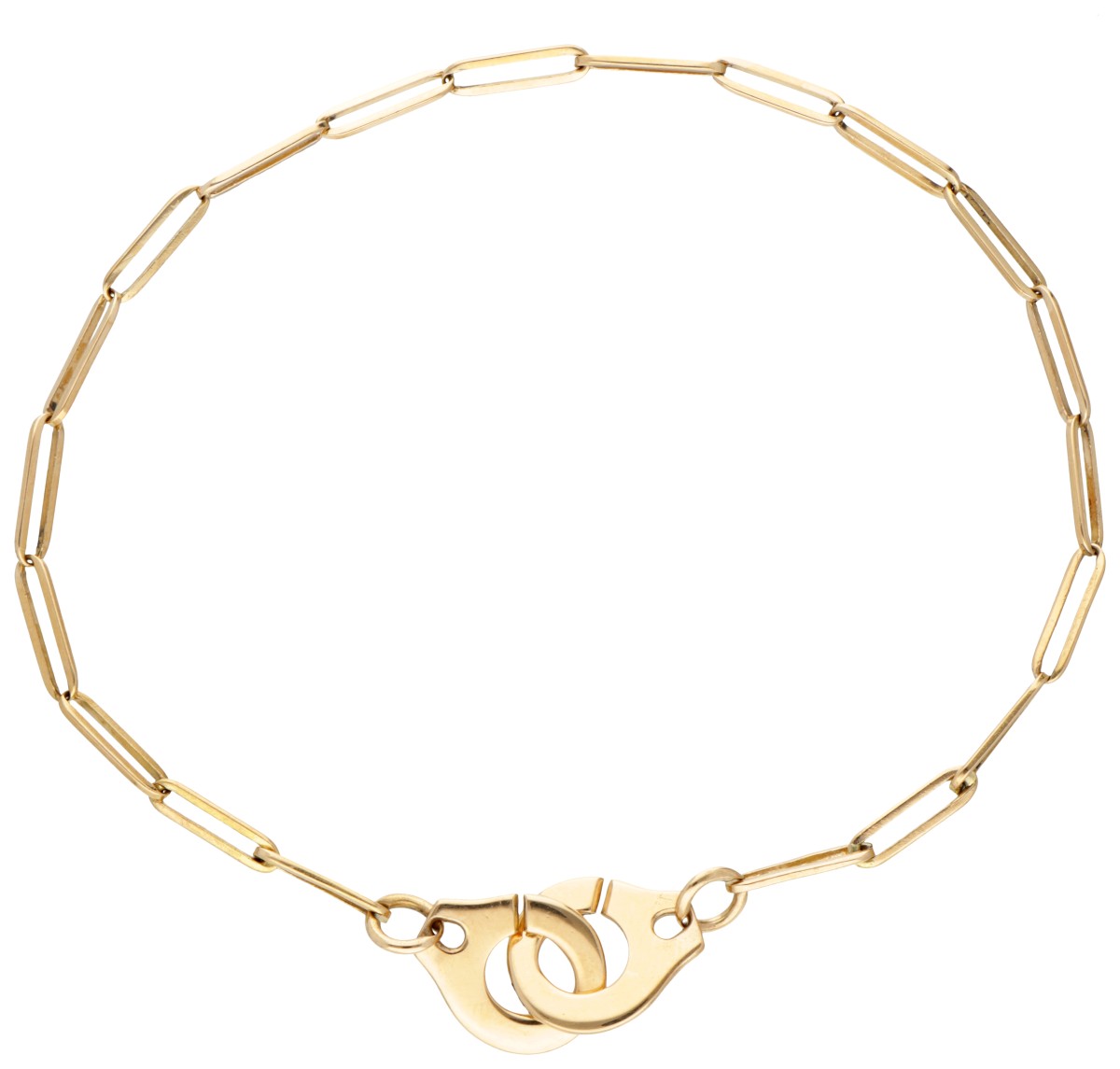 18 kt. Geelgouden Menottes dinh van R10 armband.