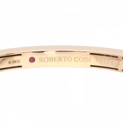 Rosegouden Roberto Coin Sauvage Privé bangle armband, met ca. 0.38 ct. diamant, zwarte jade en natuurlijke malachiet - 18 kt.
