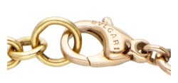 BVLGARI BVLGARI 18 kt. roségouden armband bezet met parelmoer en onyx.
