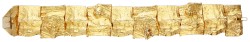 18 kt. Geelgouden brutalistische 'Golden River' armband door Björn Weckström voor Lapponia, ca. 1970.