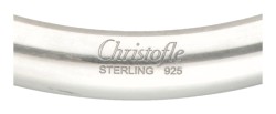 Sterling zilveren Christofle spangcollier.