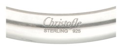 Sterling zilveren Christofle spangcollier.