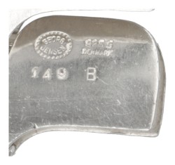 Sterling zilveren no.149B modernistische armband door Ibe Dahlquist voor Georg Jensen, ca. 1960.