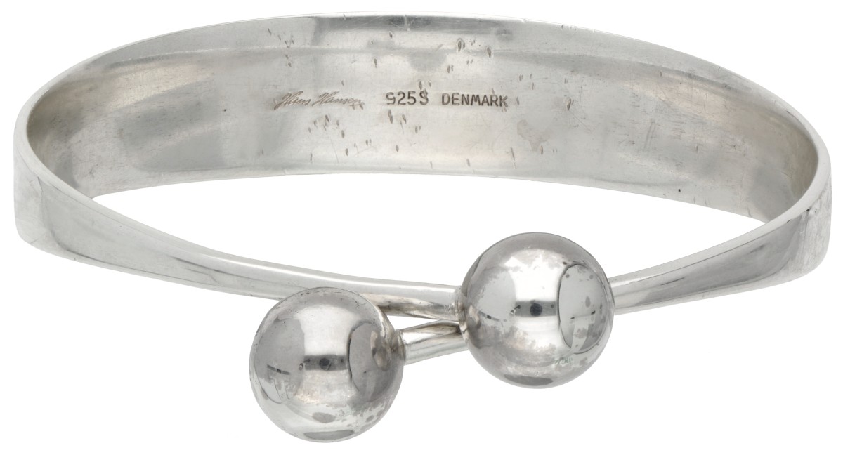 Sterling zilveren no.242 bangle armband door Bent Gabrielsen voor Hans Hansen.