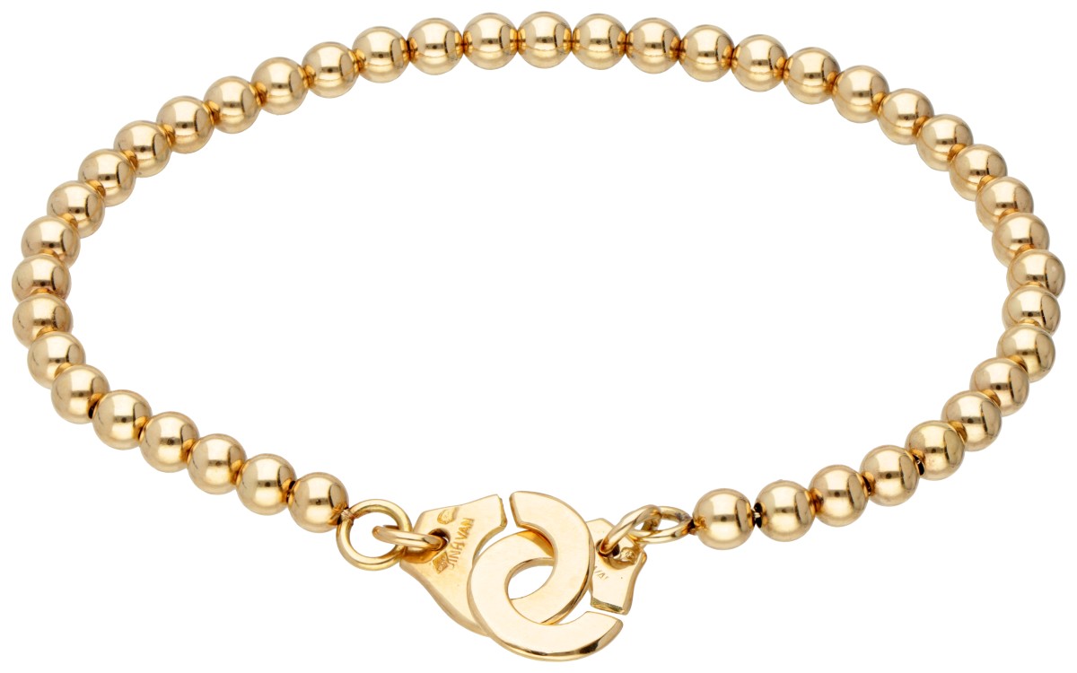 18 kt. Geelgouden Menottes dinh van armband.