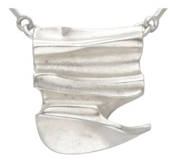 Sterling zilveren modernistisch collier door Björn Weckström voor Lapponia.