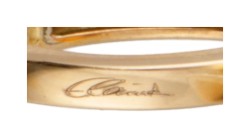 18 kt. Geelgouden Elaine Firenze creool oorbellen met citrien hangers.