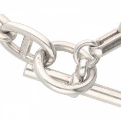 Zilveren Hermès vintage collier met diverse schakels - 925/1000.