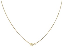 Antiek 18 kt. geelgouden collier bezet met diamanten, een barokparel en zwarte emaille.