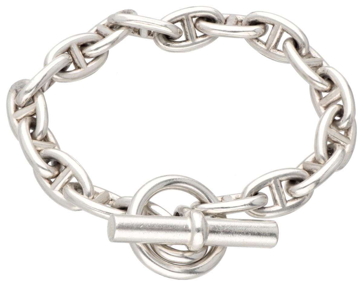 Sterling zilveren Hermès Chaine d'ancre small armband.