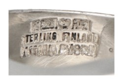 Sterling zilveren 'Mira' ring door Finse designer Björn Weckström voor Lapponia.