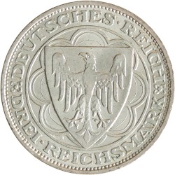 Germany. Weimar republic. 3 Mark - 100th anniversary of Bremerhaven. 1927 A.