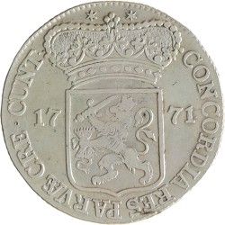 Zilveren dukaat. Zeeland. 1771. Zeer Fraai.