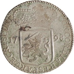 Zilveren dukaat. Zeeland. 1798/96. Zeer Fraai +.
