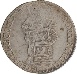 Zilveren dukaat. Zeeland. 1796. Zeer Fraai +.