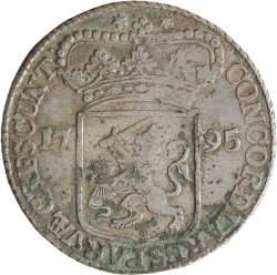 Zilveren dukaat. Zeeland. 1795. Zeer Fraai -.