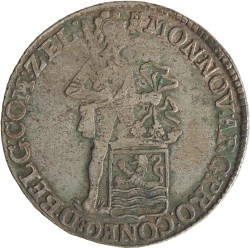 Zilveren dukaat. Zeeland. 1795. Zeer Fraai -.