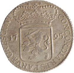 Zilveren dukaat. Zeeland. 1795. MS 62.