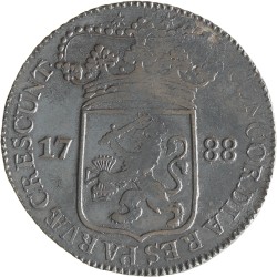 Zilveren dukaat. Zeeland. 1788. Fraai +.