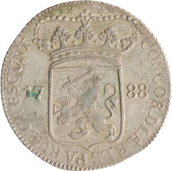 Zilveren dukaat. Zeeland. 1788. Zeer Fraai +.