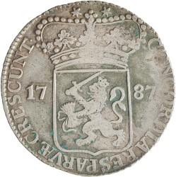 Zilveren dukaat. Zeeland. 1787. Zeer Fraai.