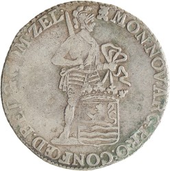 Zilveren dukaat. Zeeland. 1787. Zeer Fraai.