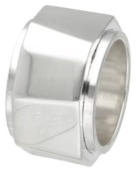 Massieve sterling zilveren moer-vormige Christofle ring.