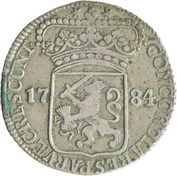 Zilveren dukaat. Zeeland. 1784. Fraai / Zeer Fraai.