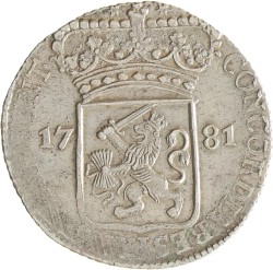 Zilveren dukaat. Zeeland. 1781. Zeer Fraai +.