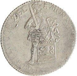 Zilveren dukaat. Zeeland. 1781. Zeer Fraai +.