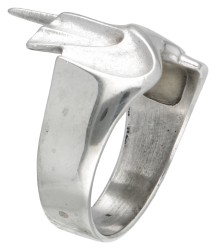 Sterling zilveren Lapponia design ring.