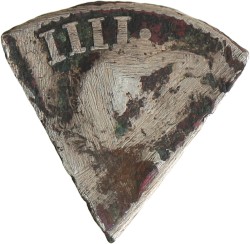 Driekantje van 3 reaal of 18 stuiver. Curaçao. Willem I. Z.j. (ca. 1818). Fraai / Zeer Fraai.