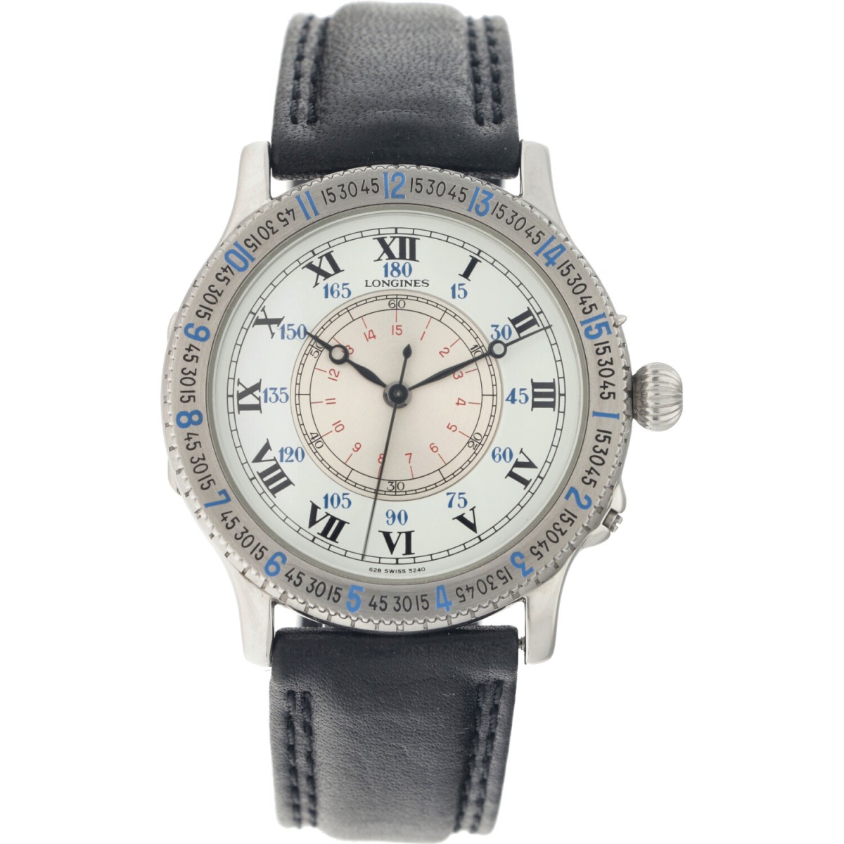Longines Lindbergh Hour Angle 628.5240 - Heren polshorloge