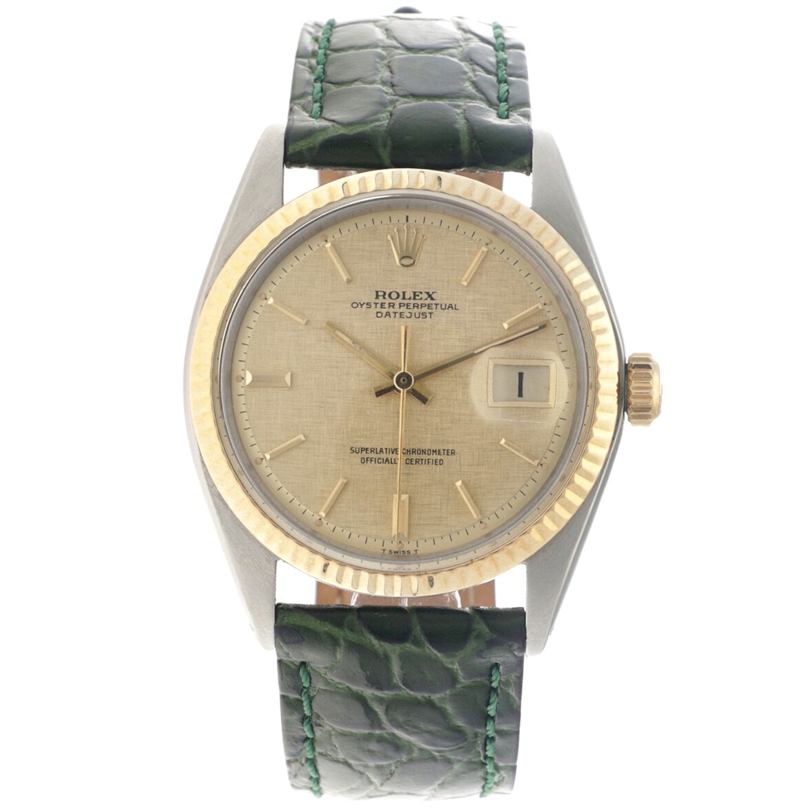 Rolex Datejust - Linen Doorstep Dial 1601 - Heren polshorloge - ca. 1972.