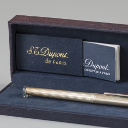 S.T. Dupont fineliner pen zilver.