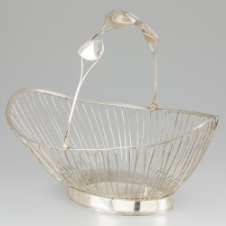 Broodmand (Utrecht, Nicolaas van Voorst 1782 -1811) zilver.