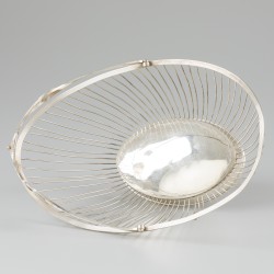 Broodmand (Utrecht, Nicolaas van Voorst 1782 -1811) zilver.