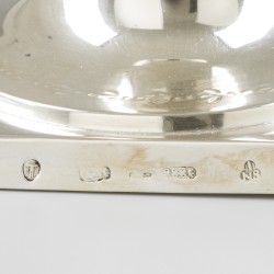 Tafelkandelaar (Amsterdam Jacob Navers 1791-1797) zilver.