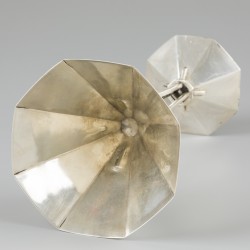 Voetbal trofee zilver.