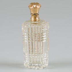 Parfumflacon goud.