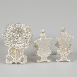3-delig lot miniaturen zilver.