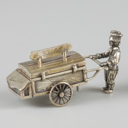 2-delig lot miniaturen zilver.