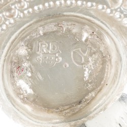 Roomkom met deksel (Sneek, Alle de Haas 1879-1966) zilver.