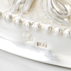 Roomkom met deksel (Sneek, Alle de Haas 1879-1966) zilver.
