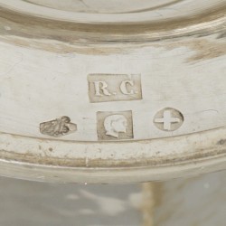 Bloemenvaas zilver.