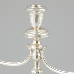 Kandelaber zilver.